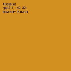 #D38E20 - Brandy Punch Color Image